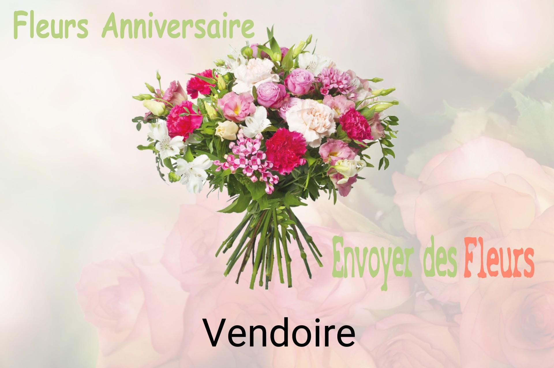 Bouquet de fleurs d’anniversaire livré à Vendoire