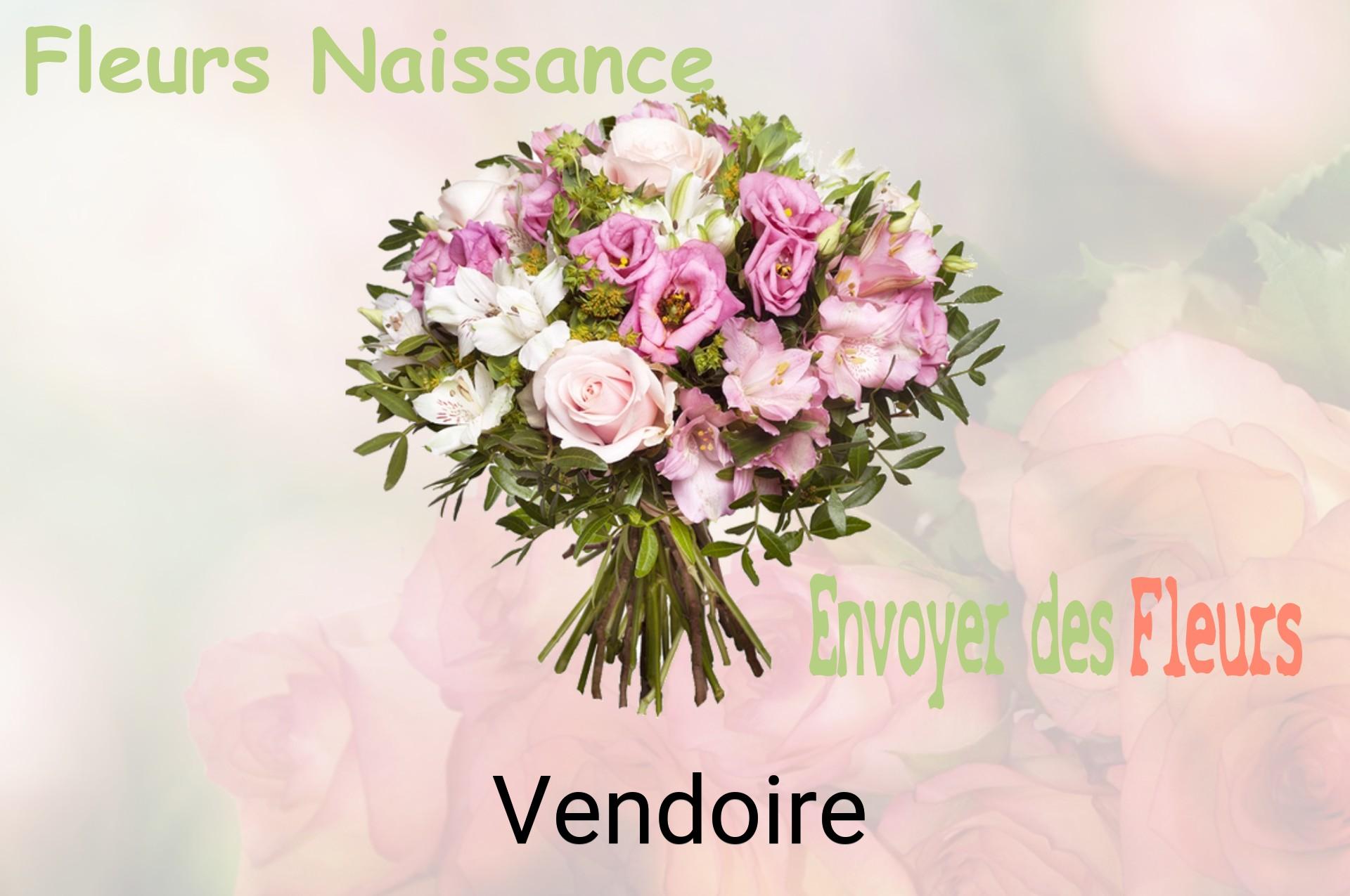 Bouquet de fleurs de naissance livré à Vendoire